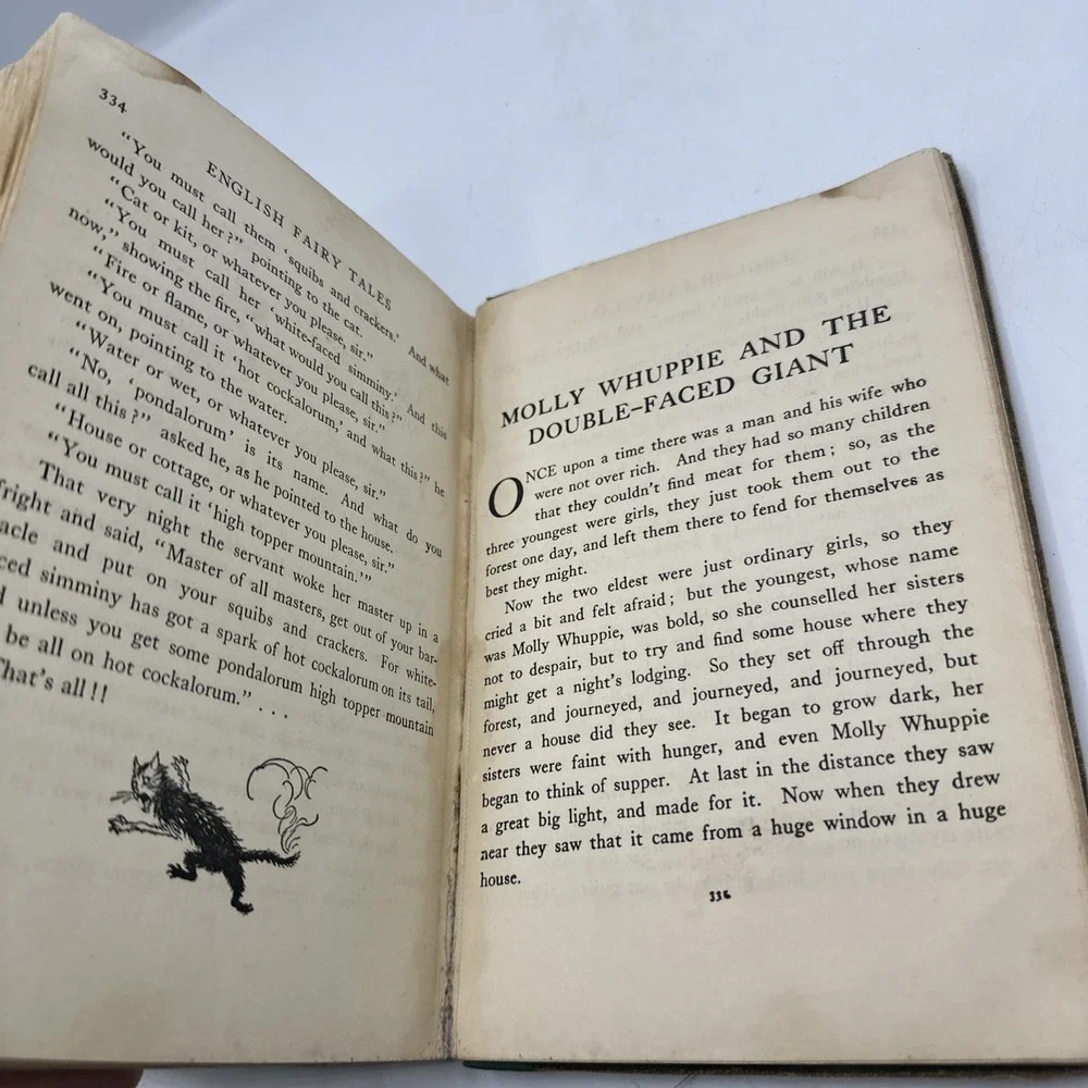 Classic English Fairy Tales Retold & Translated By Flora Annie Steel HC 1918